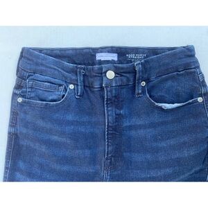 Good American Women's Sz 6/28 Good Curve Straight High Rise Straight Jeans